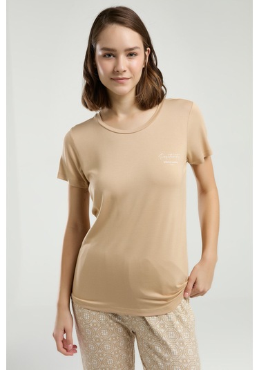 Pierre Cardin Kadın Krem Pijama Takımı Pc9001-s-v1 Krem