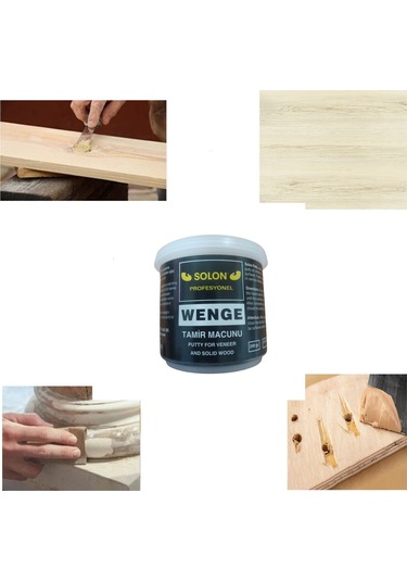 2 Adet Çok Amaçlı Ahşap Parke Masa Sehpa Çizik Çok Amaçlı Tamir Dolgu Macunu Venge 240 Gr