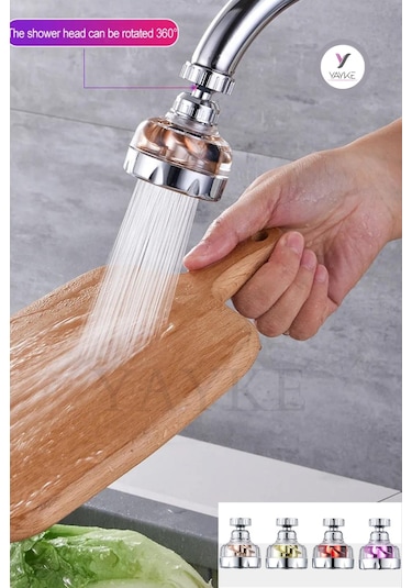 Yayke Pervaneli Su Tasarruflu Mutfak Lavabo Musluk Başlığı