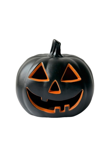 Homyl Cadılar Bayramı Balkabağı Işıklı Dekoratif Heykelcik 21x19x23 Cm