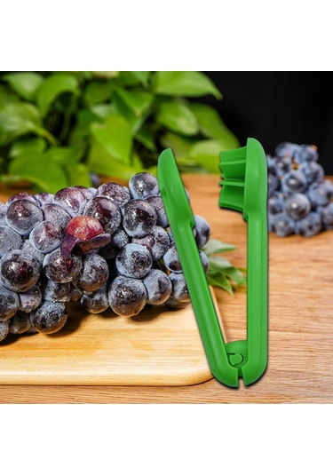 Homyl Üzüm Dilimleyici Manuel Mutfak Gereçleri Kesme Aleti Yeşil