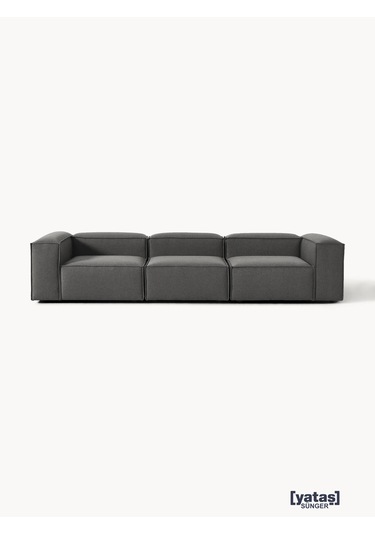 Most Mollis 3 Modül Kanepe Koltuk 41 Koyu Antrasit Keten Kumaş Yu