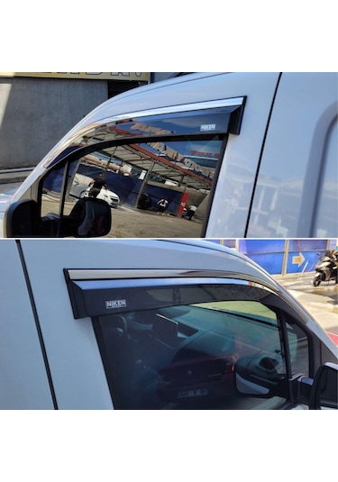 Citroen Berlingo Krom Çıtalı Cam Rüzgarlığı 2018-2025 2 Li