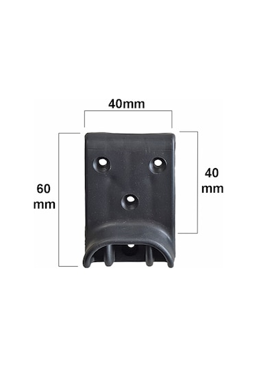 Aletçantam Baza Yatak Kenar Tutucu Denge Takozu Plastik 40mm Kapak Stoperi Aparatı -8 Adet