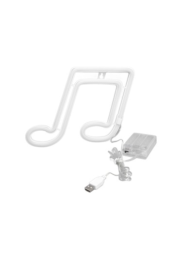 Müzik Notası Neon Işığı Kırmızı - Yongtao A