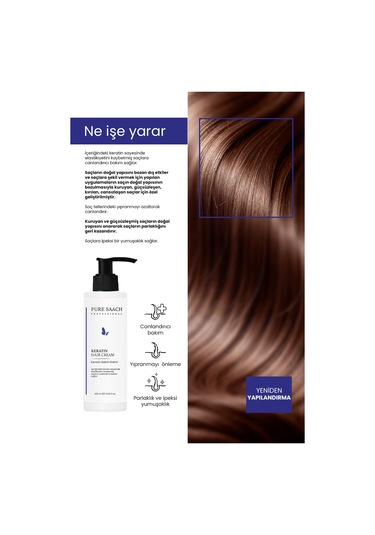 Pure Saach Professinal Keratin Saç Bakım Kremi 400 ML