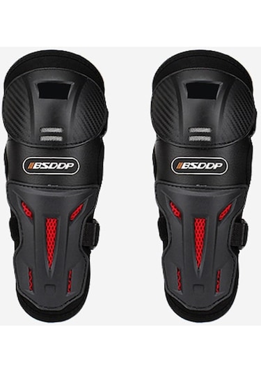 Hallow Autotop Motosiklet Dizlik Ve Dirseklik Set 4 Parça Siyah Siyah