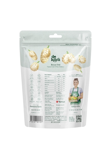 Dokuru Dut Kurusu Meyve Cipsi 30 G