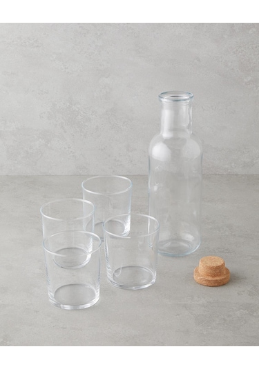 English Home Selly Cam 5 Parça Su Takımı 1000 Ml + 380 Ml Şeffaf