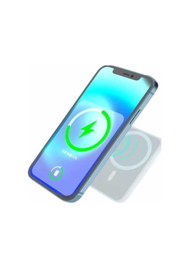 Kablosuz Magsafe Hızlı Şarj 5.000 Mah Kablosuz Şarj Cihazı Çok Renkli