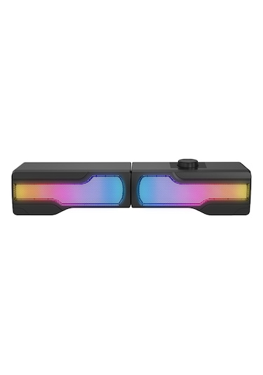 Rampage Arty X13 2.0 Bluetooth'lu Rms 3w 2 Rgb Işıklı Multimedia Usb 5v 45db Gaming Oyuncu Speaker