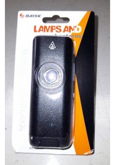 Xbyc-6125 Bisiklet Usb Şarj 400 Lümen Ön Far Işık Siyah