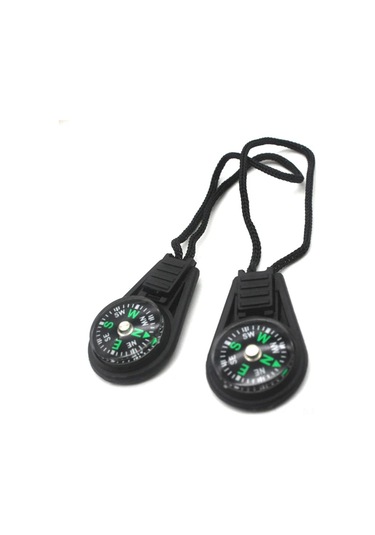 Hfambition Mini Taşınabilir Nylon Kordonlu Kamp, Yürüyüş, Dağcılık İçin Konum Belirleme Pusula Navigasyon Cihazı Çok Renkli