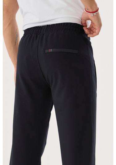 Shooter Sportswear Erkek Antrasit Mevsimlik Eşofman Altı Beli Lastikli Bağcıklı Rahat Kalıp Lacivert