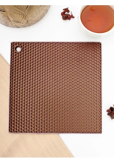 Arrıchi Sıcak Yemekler İçin Mutfak Silikon Standı 228362810 Kahverengi