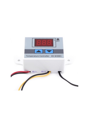 Shineyee Beyaz Xh-3001 Dijital Termostat -50 C/+110 C Aralığında 0.1 C Hassasiyetli Ac220v 1500w Isı Kontrol Cihazı