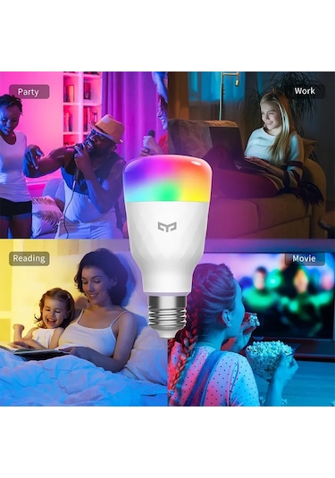 Xiaomi Yeelight 1s Renkli Akıllı Rgbw Led Ampul 8.5w E27 Yldp13yl