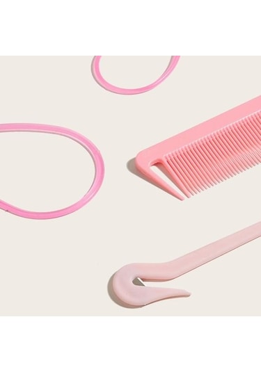 1 Takım Saç Örgü Aracı Katı Klipler Tarak Saç Disk Çizilmez Çekme Pimleri Kadın İçin Set