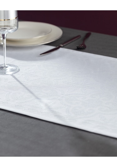 Madame Coco Pradines Runner - Beyaz - 45x160 Cm 8684427113912 Beyaz