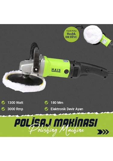 Hais MB7801 1300 W Polisaj Makinesi