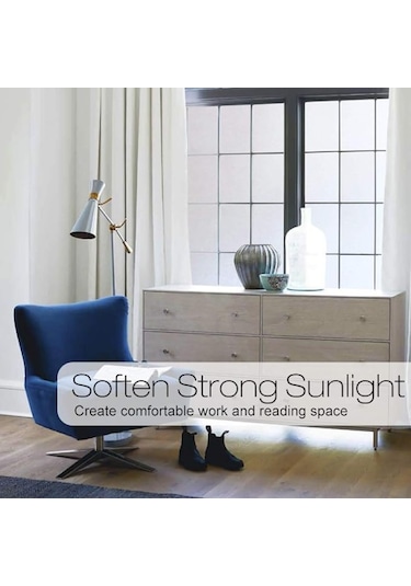 2 Metre X 60 Cm. Uv Engelleyici Buzlu Cam Filmi