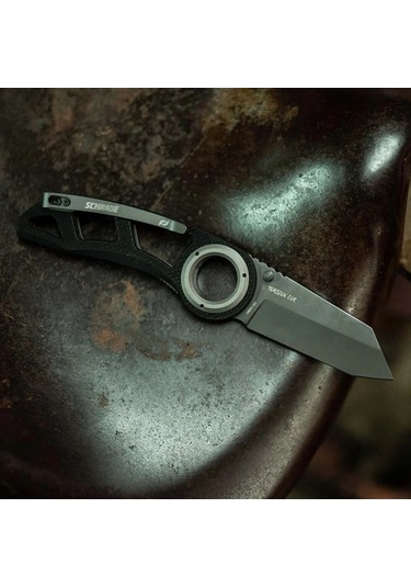 Schrade Usa Torsıon Clr Folder Katlanır Aus-8 Çelik Kamp Çakı 1159326 Siyah
