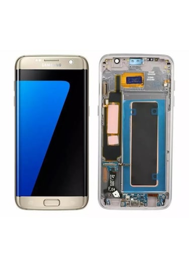Samsung Galaxy Uyumlu S7 Edge G935 F Lcd Ekran Dokunmatik Çıtalı
