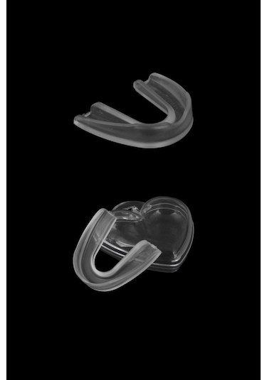 Kalp Kutulu Çocuk Boks Kick Boks Basketbol Silikon Dişlik Ko384 Şeffaf