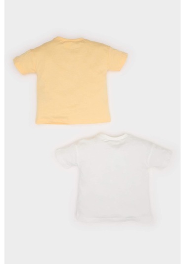 DeFacto Erkek Bebek Yenidoğan Bisiklet Yaka Dinazor Baskılı Penye 2'li Kısa Kollu Tişört E8232A525SMER98 DeFacto Erkek Bebek Yenidoğan Bisiklet Yaka Dinazor Baskılı Penye 2'li Kısa Kollu Tişört E8232A525SMER98