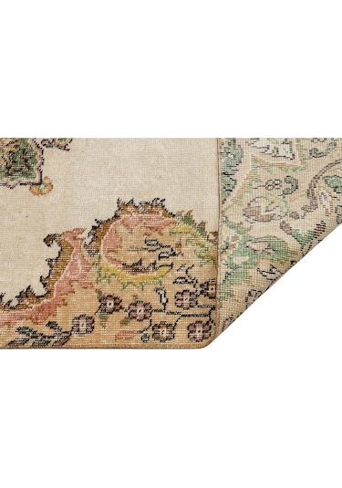 Eşsiz Anadolu Vintage Eskitme El Dokuma Halı 1,12 X 2,12 Cm 9029