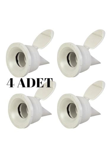 4 Adet Koku Önleyici Çekvalfli Adaptör Contaø50 Lavabo & Evyeler