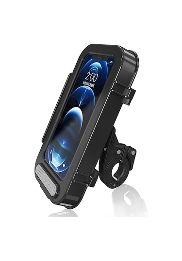 Mtb Elektrikli Bisiklet Su Geçirmez Dokunmatik Ekran Telefon Kılıfı Motosiklet Bisiklet Gidon Dağı Cep Telefonu Tutucu Çok Renkli