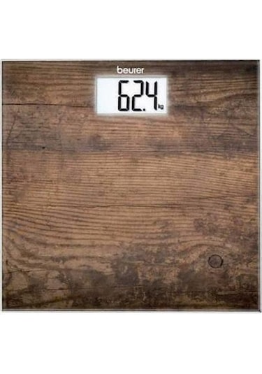 Beurer Gs 203 Ahşap Görünümlü Dijital Cam Baskül