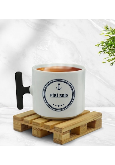 Bk Gift Kişiye Özel Tekne Marin Ve Denizcilik Tasarımlı Siyah T Kulplu Middle Kupa-3, Arkadaşa Hediye Kobitmeyencom33414 Bk Gift