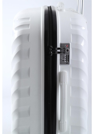 Ççs 5263 Polipropilen Battal Boy Valiz Beyaz