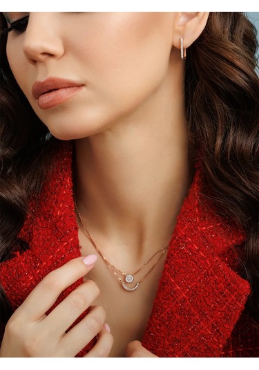 Veronika Kongolu Küpeler 925 Ayar Gümüş Geometrik Desenler 326181084 Altın