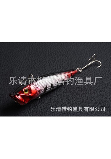 Springsun 5 Renkli Yüzey Yem Balık Oltası, 9.5cm Su Dalgası Sahte Yem, Dayanıklı Plastik Malzeme