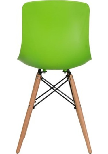 Evdema Vitale Maya Ahşap Ayaklı Sandalye Yeşil Ms.Sa073