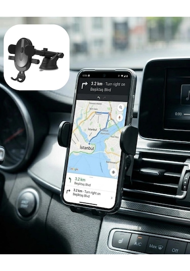 Araç Konsol Telefon Tutucu Ayarlanabilir Telefon Standı Diğer