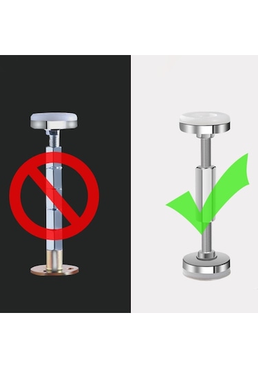 Yatak Çerçevesi Mobilya Sabit Braket Donanım Bağlantı Elemanları 56mm-76mm