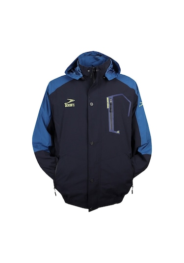 Erkek Büyük Beden Yağmurluk Mont Dekons Lacivert 001