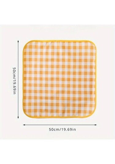 Xuweiwei Kırmızı Beyaz Renkli Kokusuz Kamp Piknik Örtüsü Su Geçirmez Katlanır