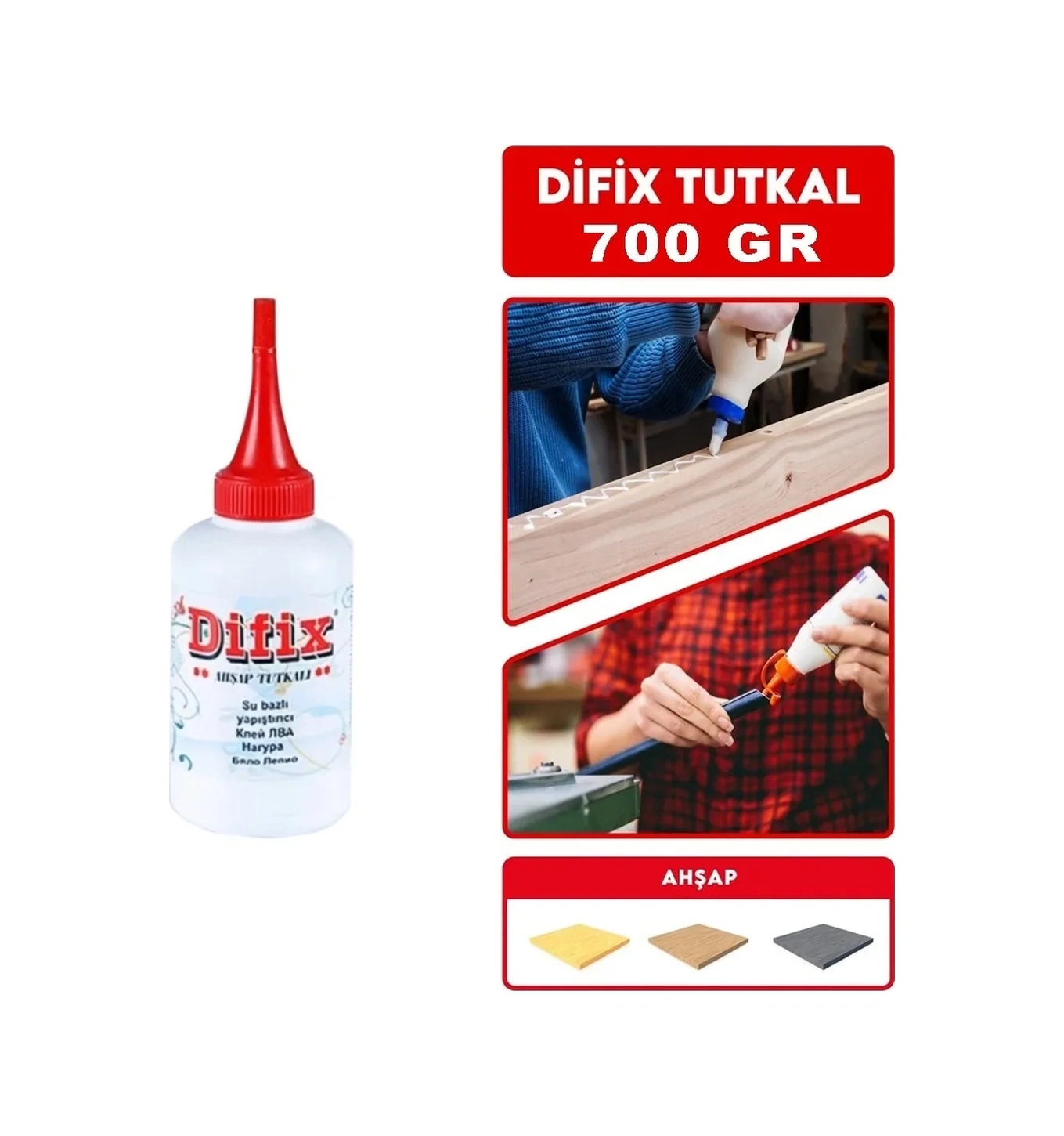 Difix Su Bazlı Ahşap Tutkalı