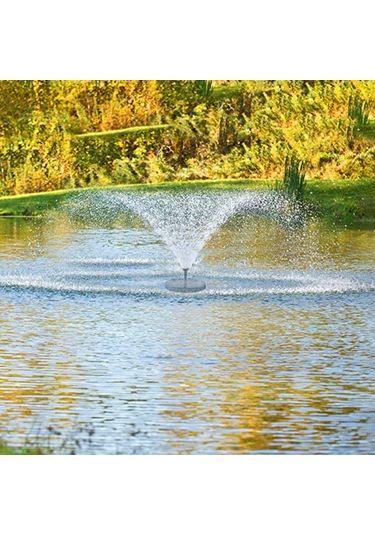 Youmex Güneş Enerjili Süngerli Fonten Pompa, 4 Farklı Sprey Aniyetli, 180l/h Akış Hızı, 40-60cm Yükseklik, Bahçe Havuz Su Dekorasyonu