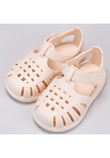 İgor S10271-079 Tobby Solıd Kız Çocuk Sandalet Bej 20-29 Bej