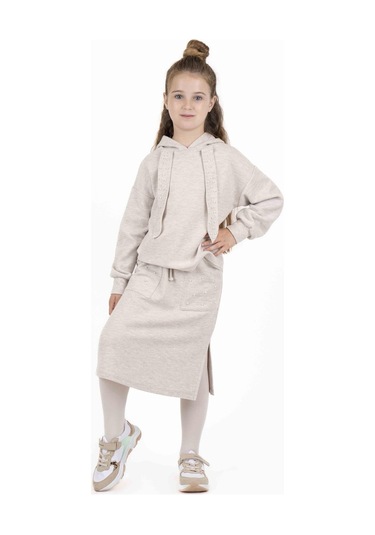 Bestkids Kız Çocuk Süs İpli Kapüşonlu Sweatshirt 001
