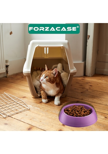 Forzacase Kedi Köpekler İçin Plastik Mama Su Kabı Fc660