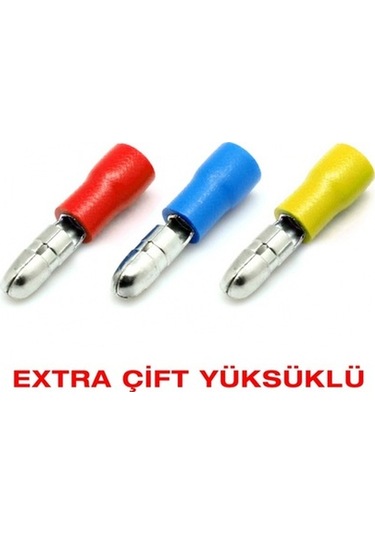 Nexo Çift Yüksüklü Izoleli Erkek Terminal Kablo Ucu(10Adet)