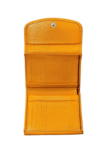 Monte Lui Mntc12 Deri Cüzdan Kartlık Hardal Sarı