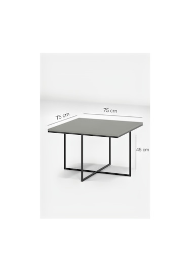 4+1 Gold Ayak Beyaz Parlak 10mm Glossmax Mdf Membran Orta Sehpa